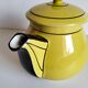 Yellow Art Deco teapot