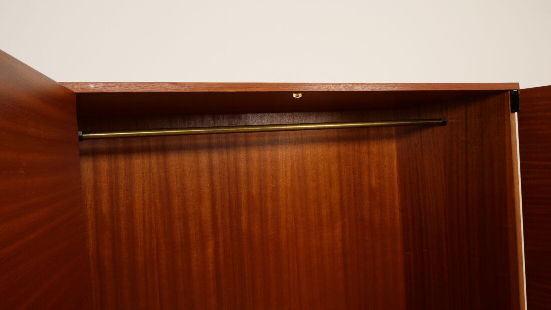 Vintage wardrobe | Teak | Hanging clothes