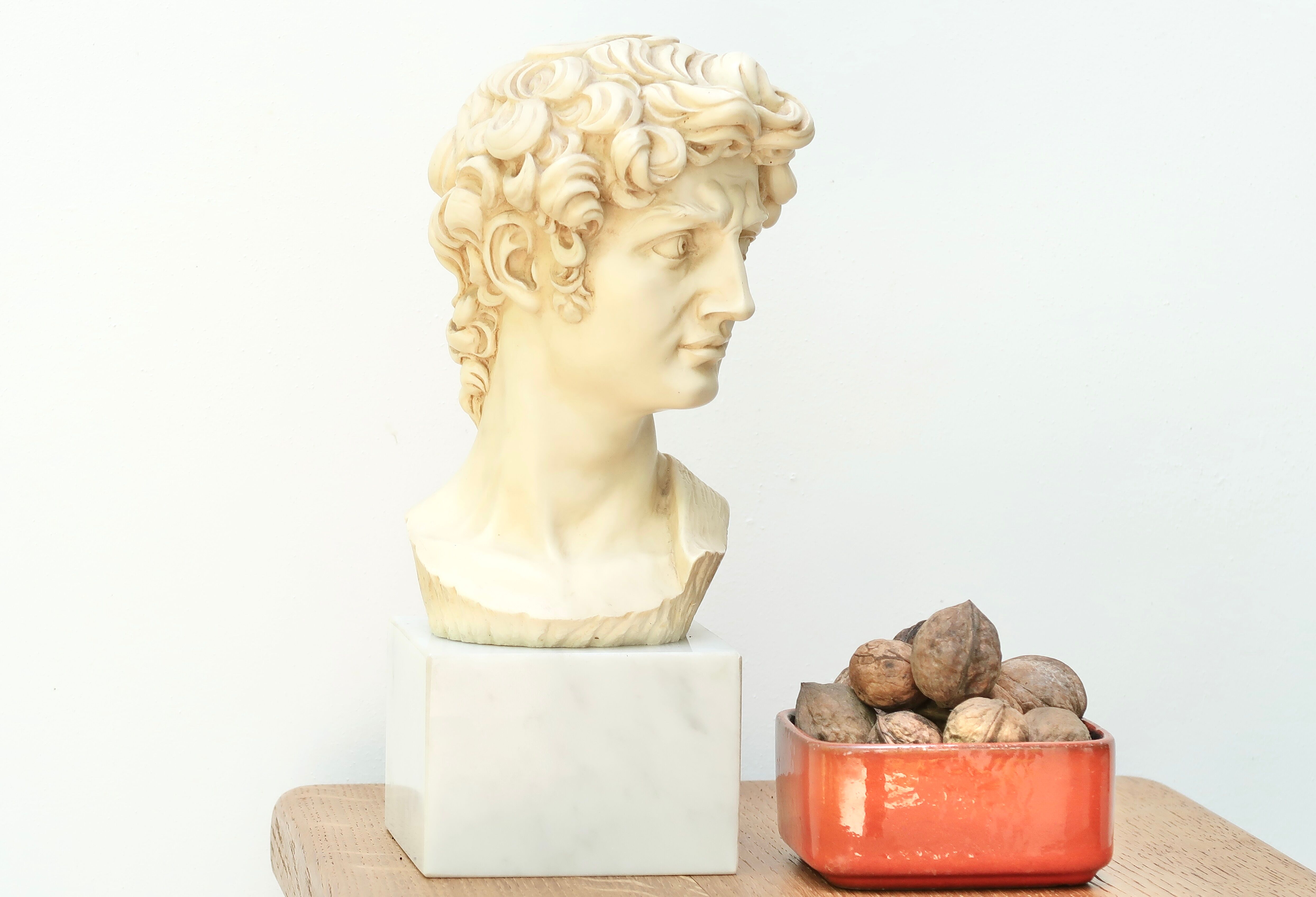 Bust of David by Michelangelo, 50s