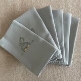 Table set "lobsters & shells" 1 table runner, 6 small sets and 6 napkins