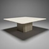 Table basse carrée de Claude Berraldacci.