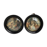 Two mini frames classic paint