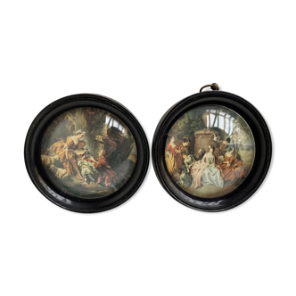 Two mini frames classic paint