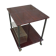 Wooden vintage table on wheels