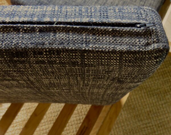 Fauteuil et ottoman en chêne clair de Borge Mogensen, Danemark 1965