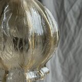 Suspension vintage en verre soufflé