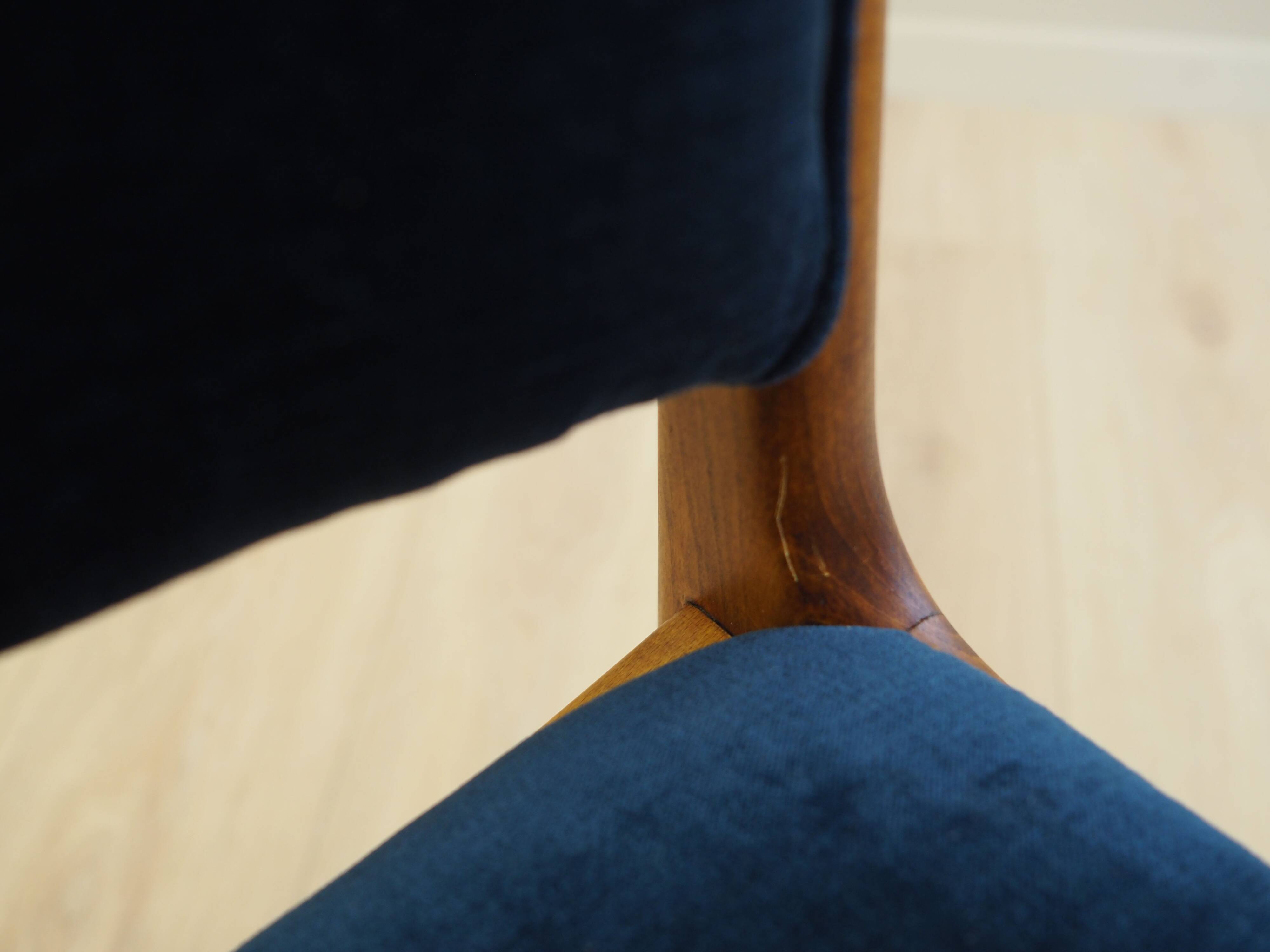 Set of four beech chairs, Danish design, 1950s, designer: Holger Jacobsen,