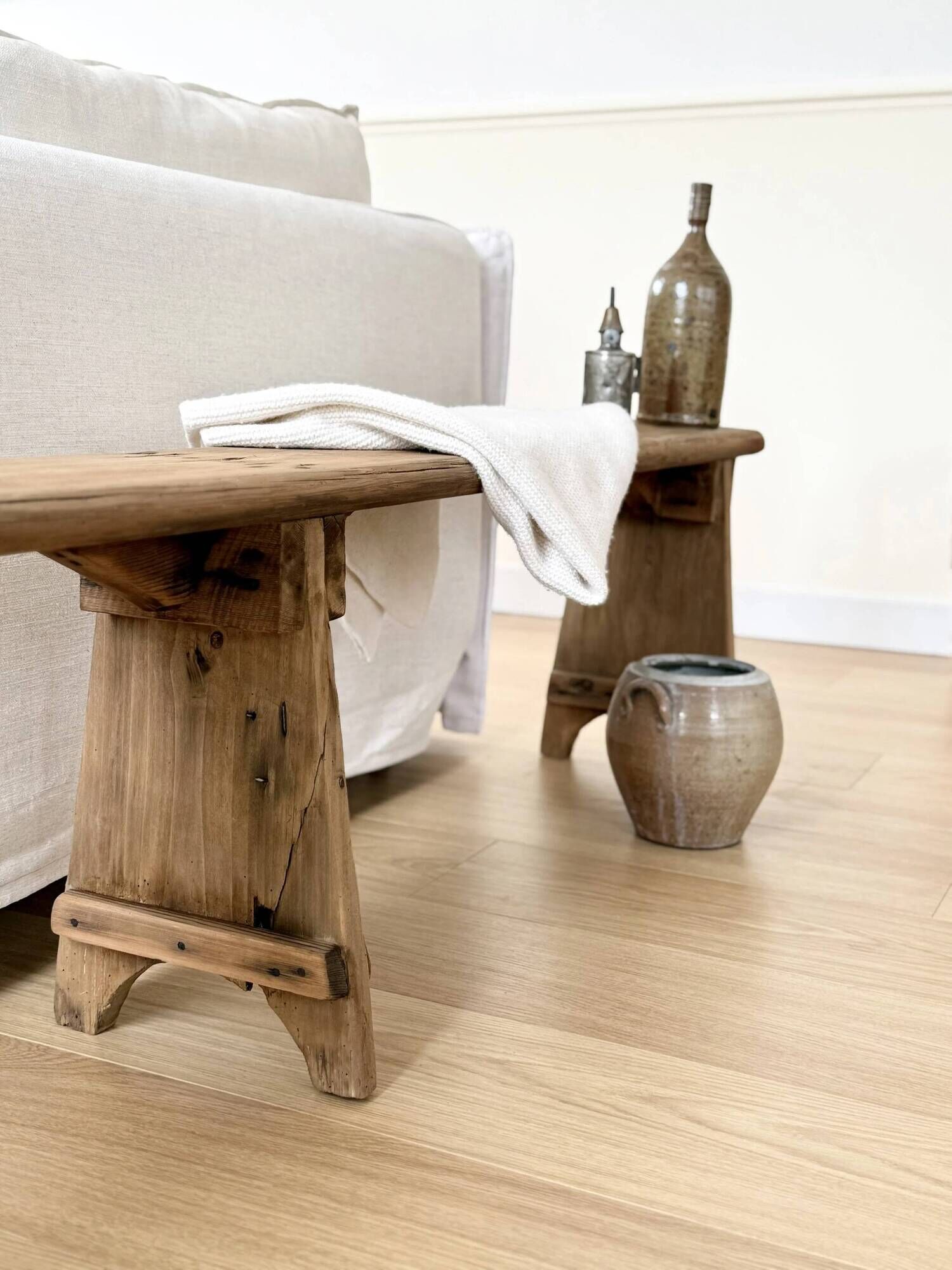 Renovated farm bench