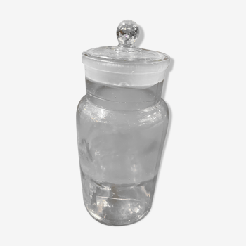 Glass pharmacy jar