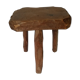 Tabouret de ferme en bois massif