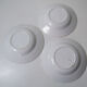 3 hollow plates faience Badonviller
