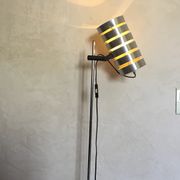 Vintage lamp design Raak in aluminum