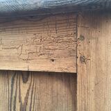 Wooden cabinet with interior doors