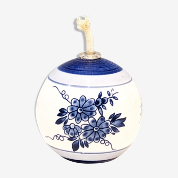 Delft oil candle holder, hand painted