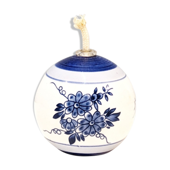 Delft oil candle holder, hand painted