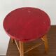 Vintage wooden stool from the 50s