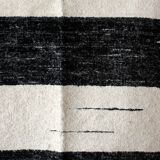 Handwoven recycled cotton rug - 120 x 170 cm