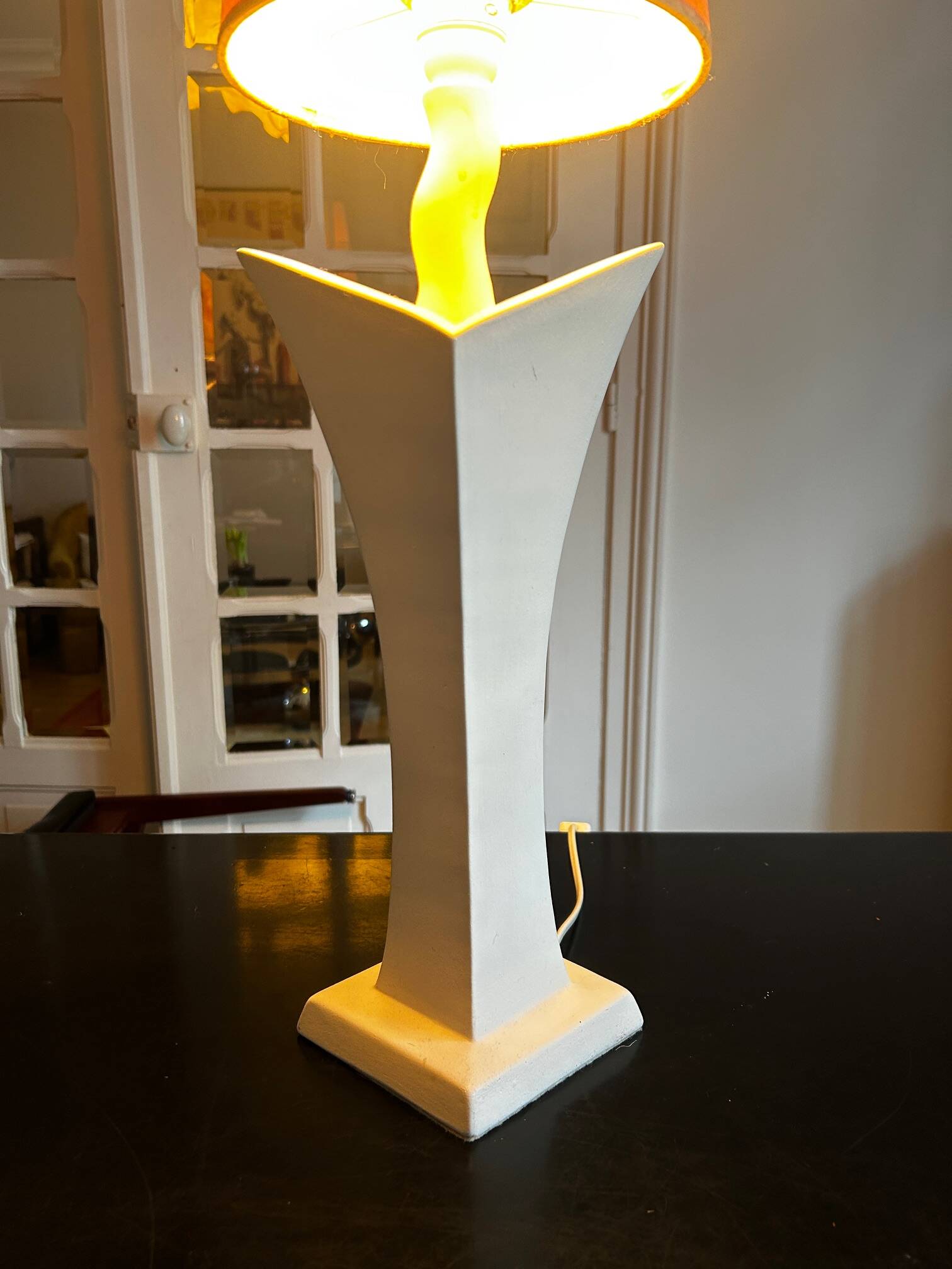 ceramic lamp by Pierre Casenove for Lunéville, 1980