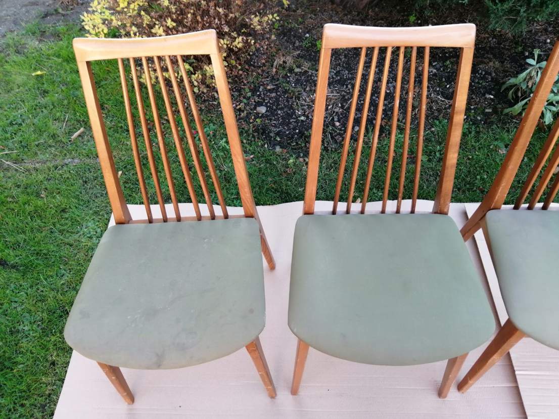 Set of four Scandinavian style chairs