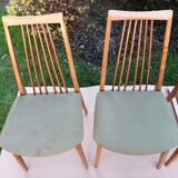 Set of four Scandinavian style chairs