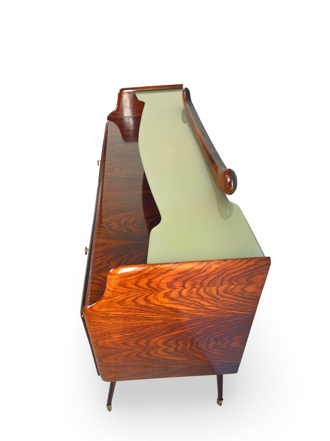 midcentury rosewood chest of drawers.