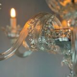 Venetian Murano glass chandelier, 6 light arms, circa 1930