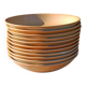 Deep stoneware plate