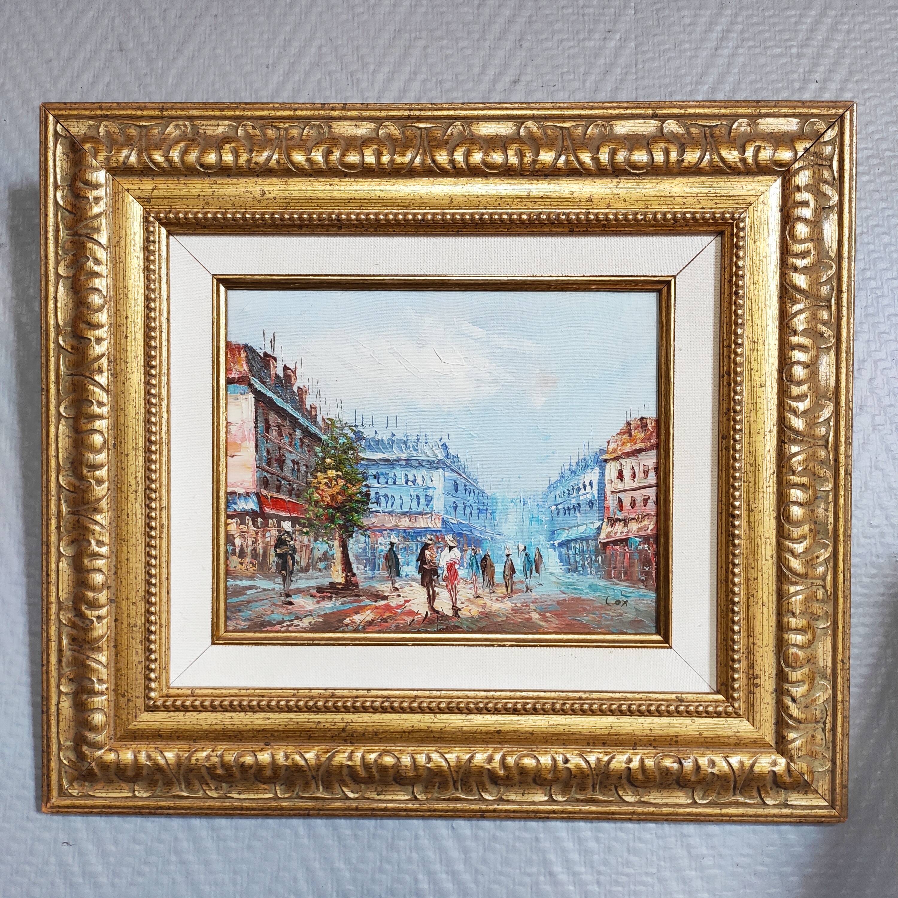 "Paris Street" wall painting