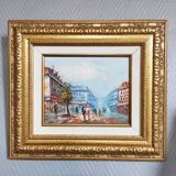 "Paris Street" wall painting