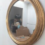 Round golden mirror, 46 cm