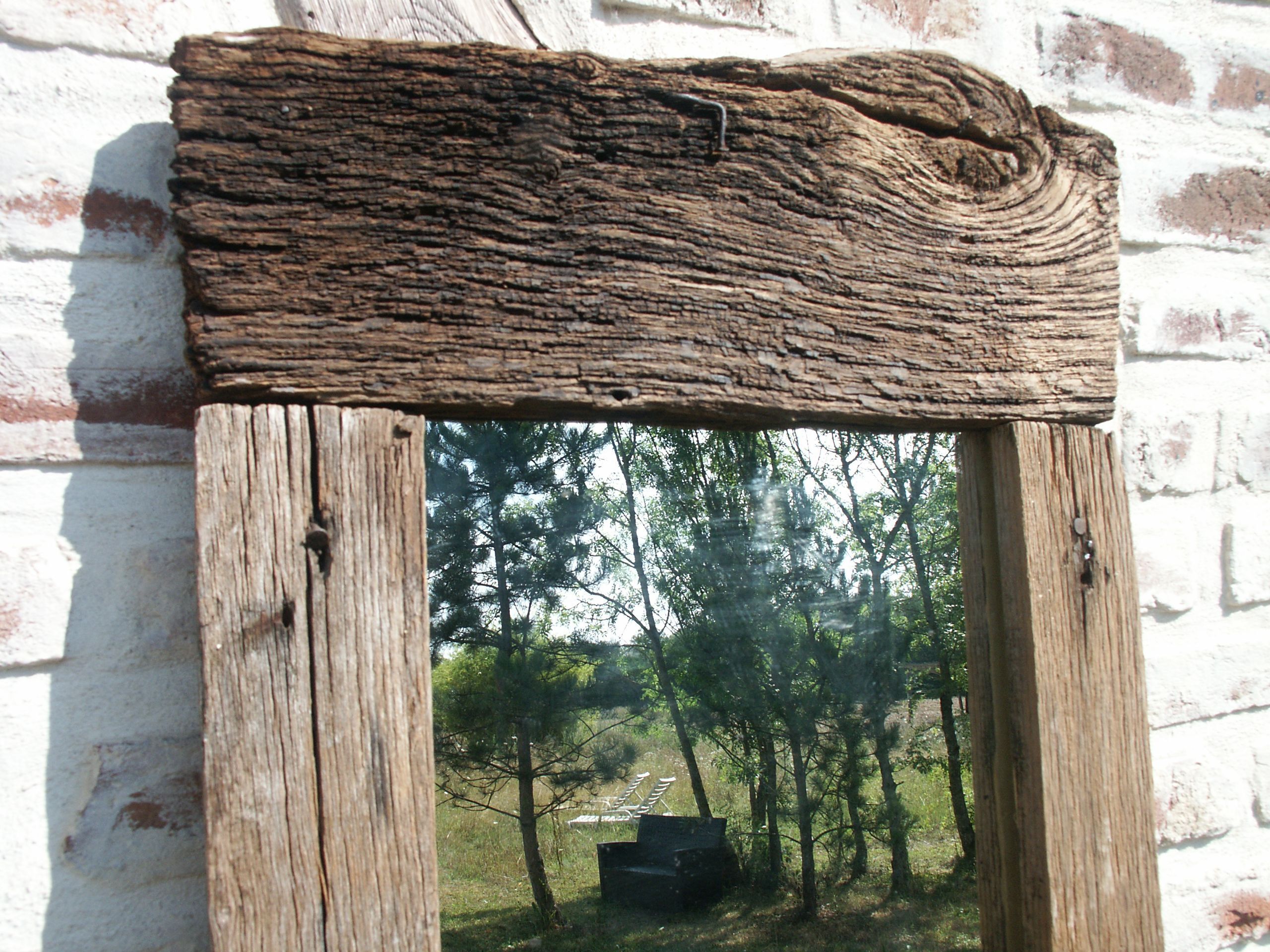 Recovery wooden mirror