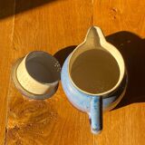 Teapot pitcher - old flamed stoneware