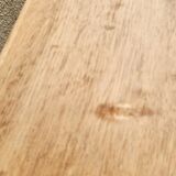 Vintage wooden desk with five drawers from the 1950s-1970s.