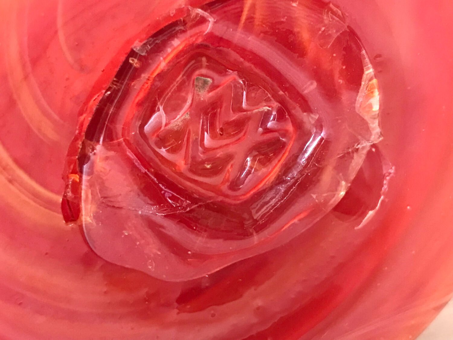 Set vases and coffee maker orange Moorish Vieil