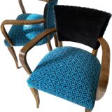 Paire de fauteuils bridge