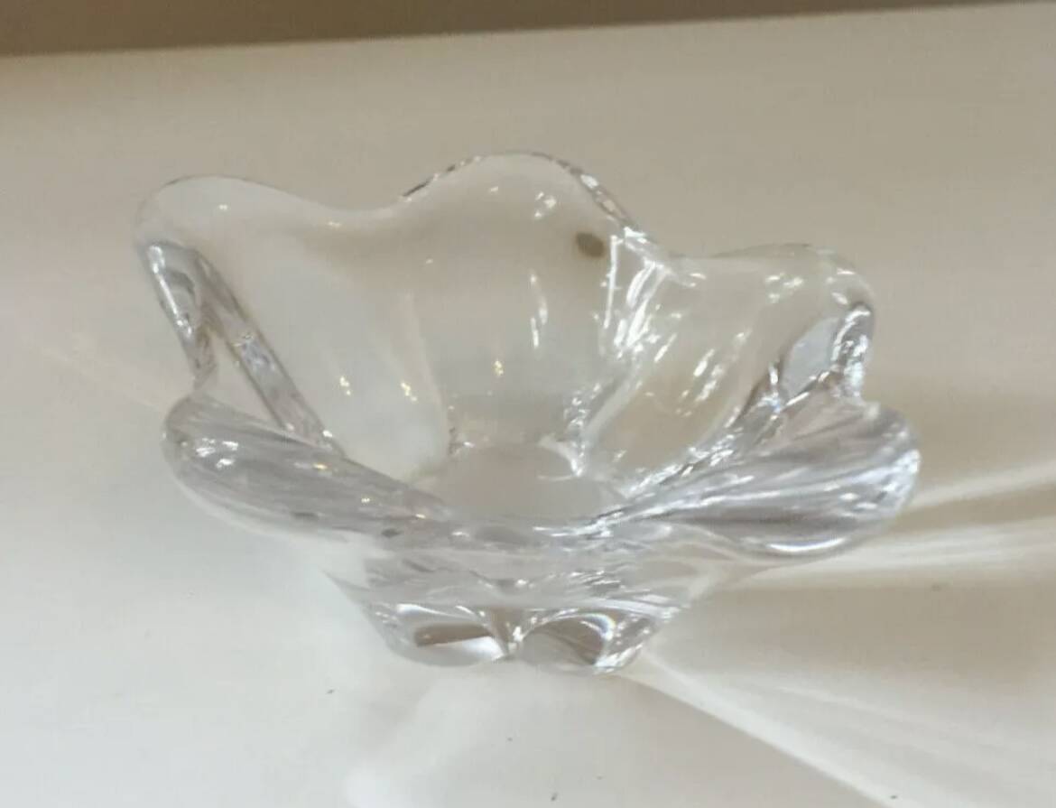 Small Daum France Crystal Ashtray