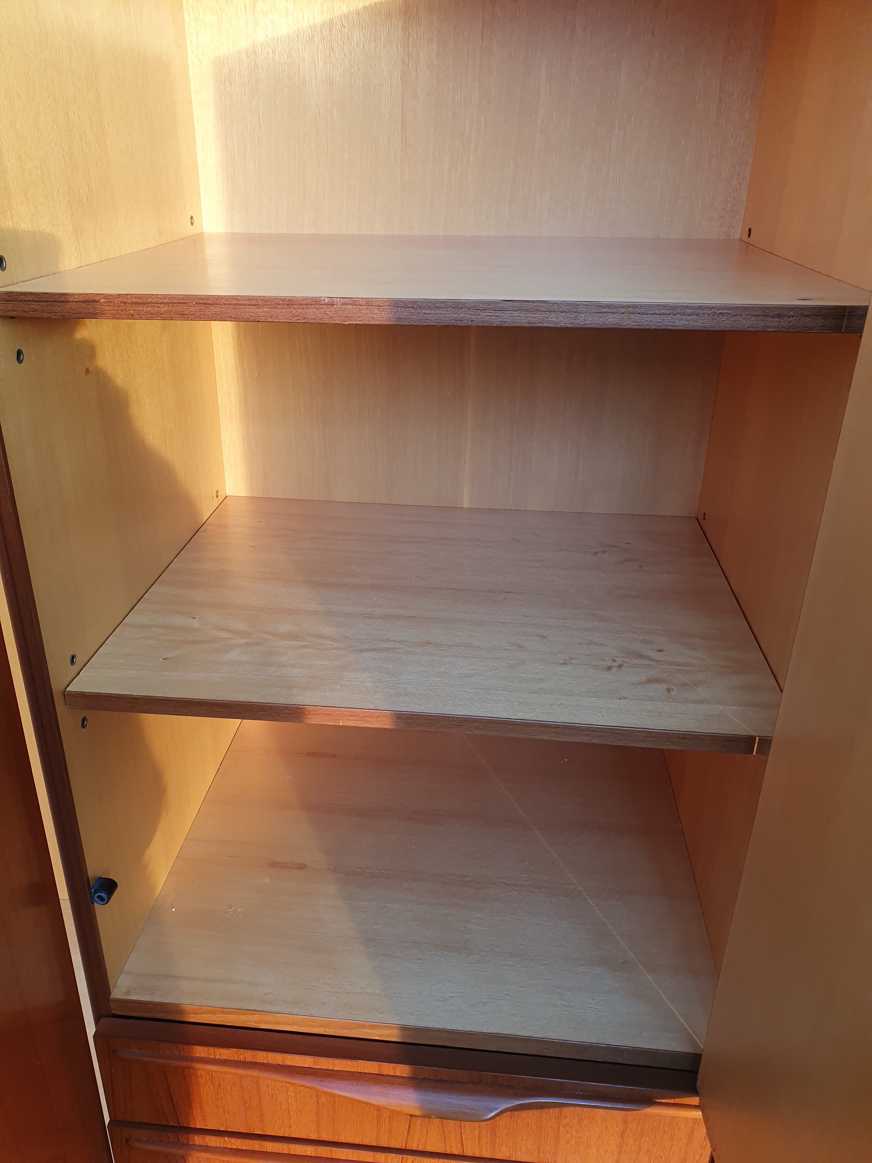 Vintage Scandinavian teak wardrobe