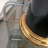 70s lamp in 70s Hollywood Regency design