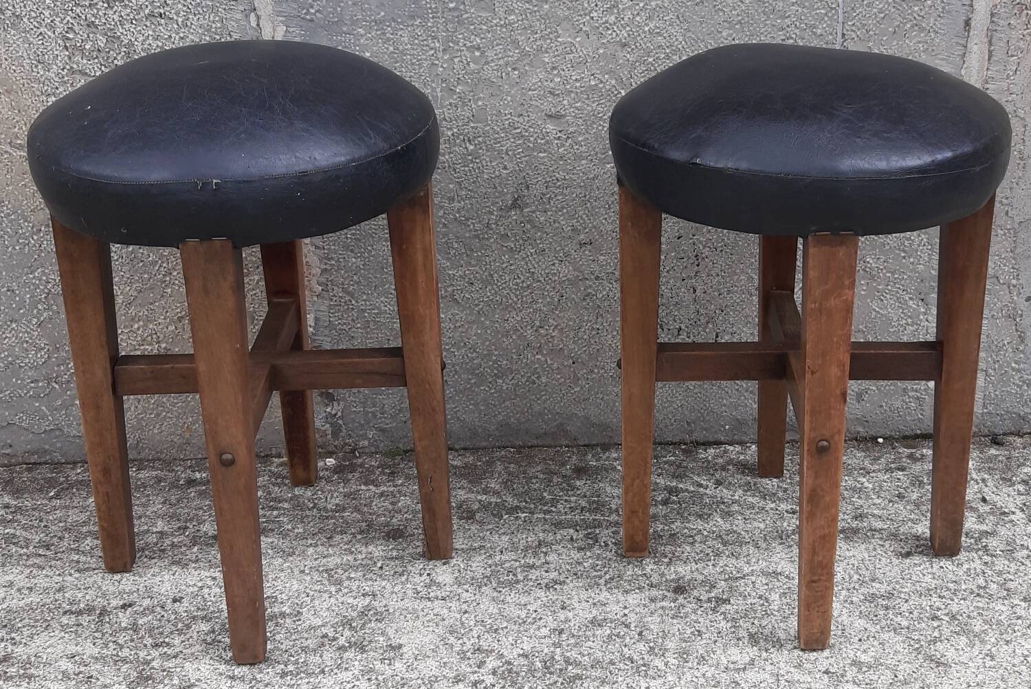 1940s bistro stool (set of 2)
