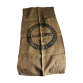 Jute Toile Bag Black Ink Mills of the Thunder City