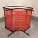 Range vinyls in orange scoubidou from the 50s 60s