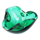 Cendrier en verre de Murano vert