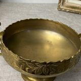 Saladier art nouveau en laiton
