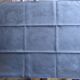 2 large damask napkins dyed in dark blue FV
