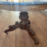 Empire period drum table with its St Anne marble basin