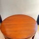 Round table with butterfly extension 70s