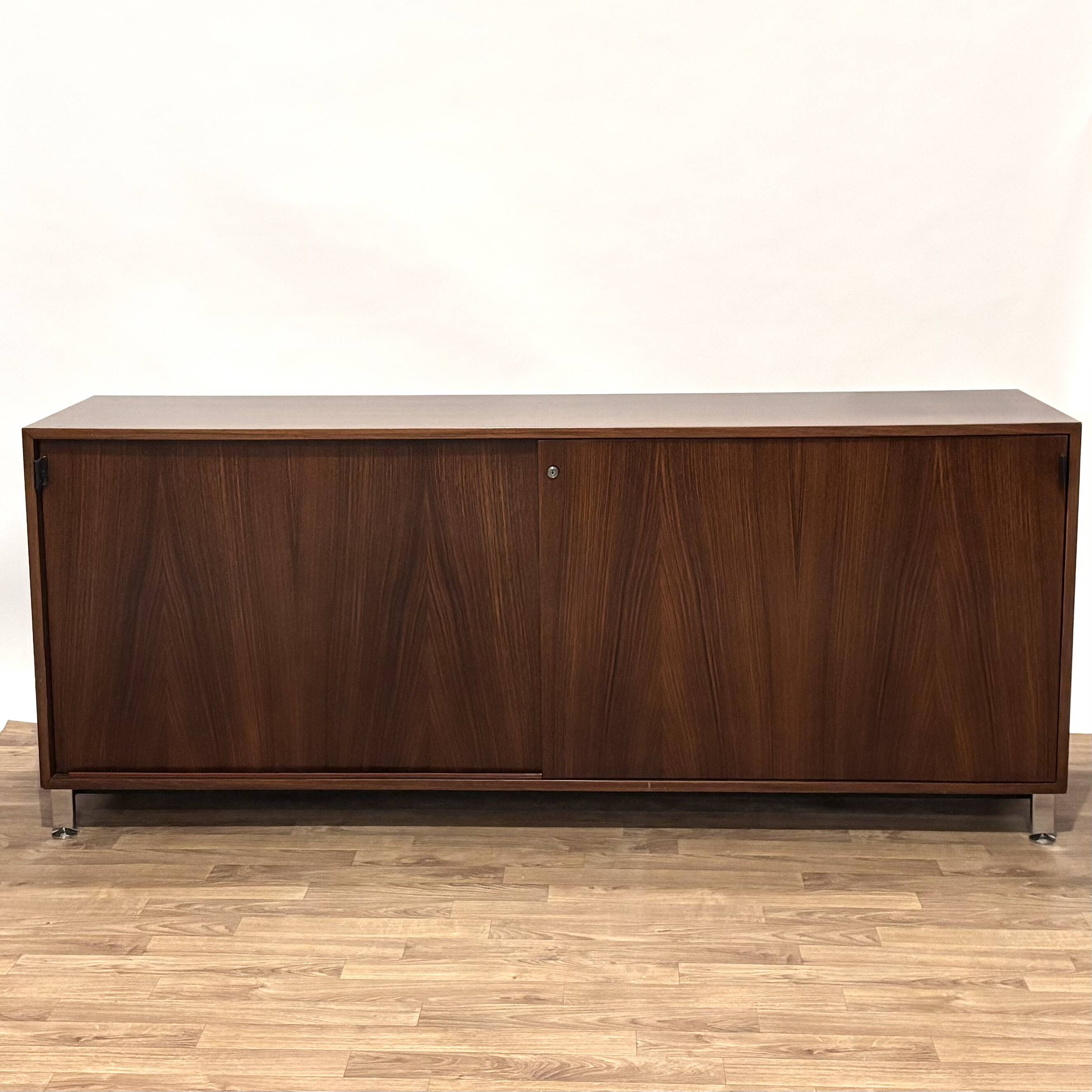 Enfilade Florence Knoll en placage palissandre années 70