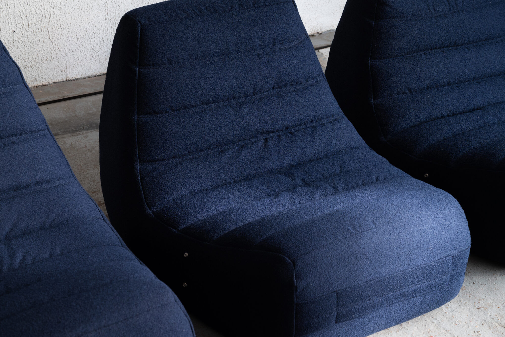 Set of 4 Saparella lounge chairs by Michel Ducaroy