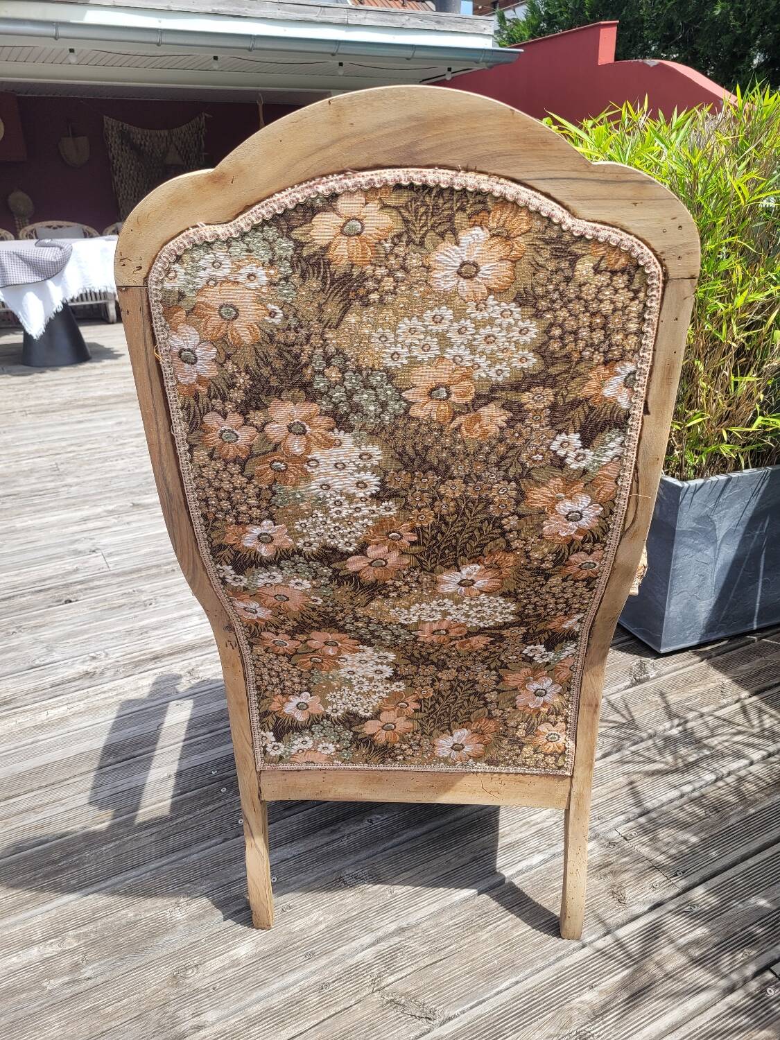 Antique Voltaire armchair