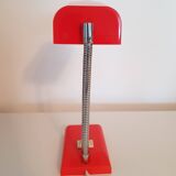 Mini orange plastic desk lamp